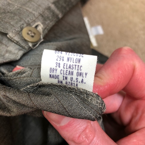 Cache Capri Pants Pinstripe Grey Dress - Picture 6 of 7